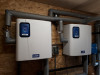 Dubbel pompsysteem voor regenwater