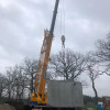 De watertank gaat naar zijn definitieve plaats - 27 januari 2020