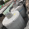 Gekoppelde regenwatertanks
