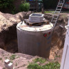 Betonnen regenwatertank