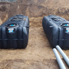 Kunststof regenwatertanks 10.000 liter met ingebouwd filter