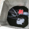 Ingebouwd filter in de regenwaterput