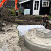 Plaatsing regenwatertank en infiltratiesysteem