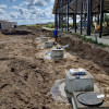 Vijf regenwaterputten 20m3