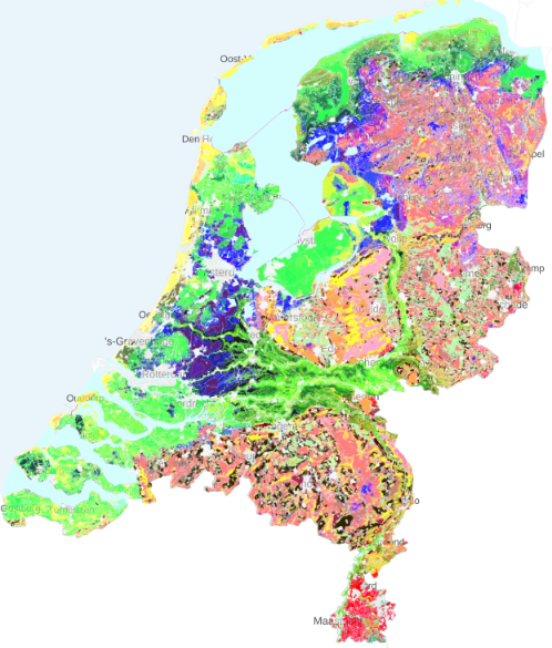Bodemkaart Nederland