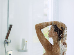 Douchen met regenwater