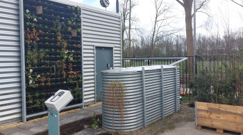 Adaptieve regenwateropvang the Green Village