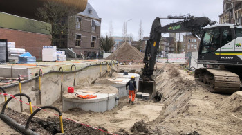 Regenwatertanks onderwijscentrum RUG