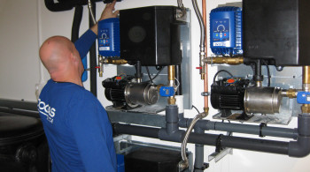 Pompen regenwatersysteem Waterschap Zuiderzeeland in Lelystad