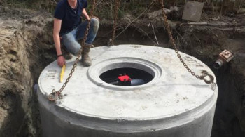 Regenwatertank 6000 liter bij een woning