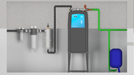 Regenwatersysteem HOME Connect - pomp en filtersysteem