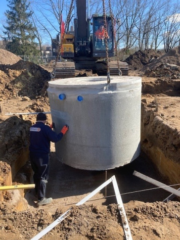 Regenwatertank plaatsing bij woning Eindhoven