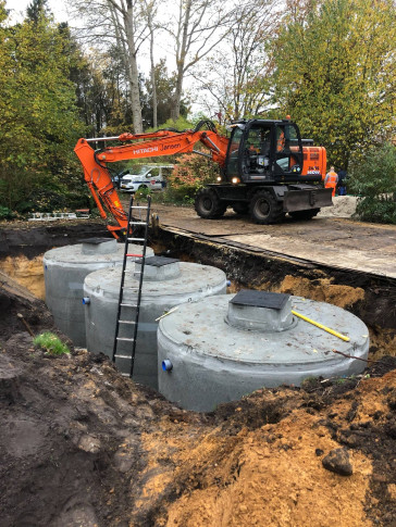 Regenwatertanks 3 x 10m3