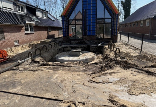 Geplaatste regenwaterput