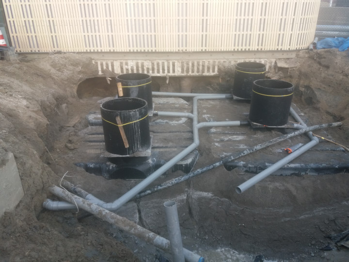 Regenwatertanks Mortuarium Schiphol