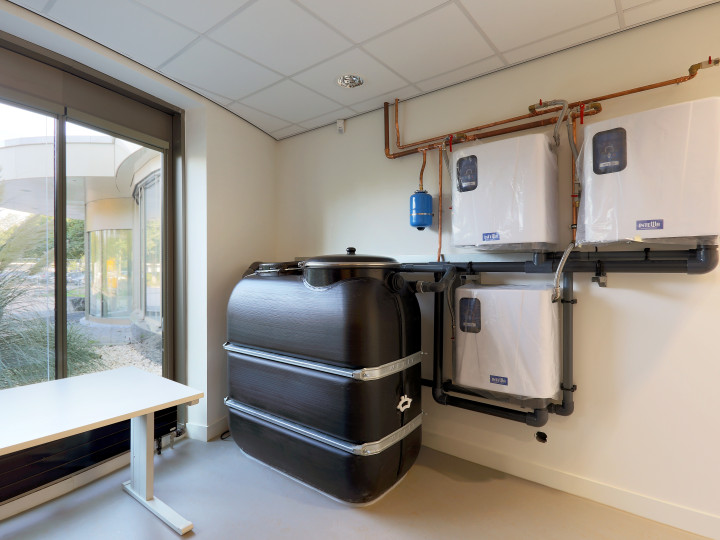 Regenwatersysteem voor kantoor