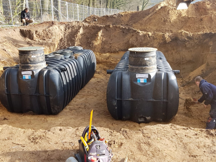 Kunststof regenwatertanks 10.000 liter