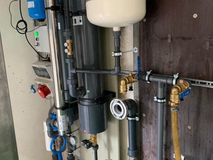 Filtersysteem voor regenwater bij afvalbrengstation Roden