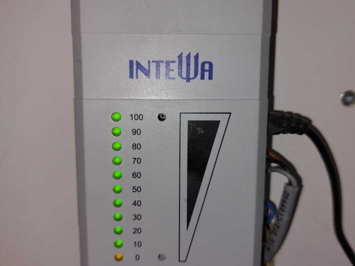 Niveaumeter voor regenwatertank