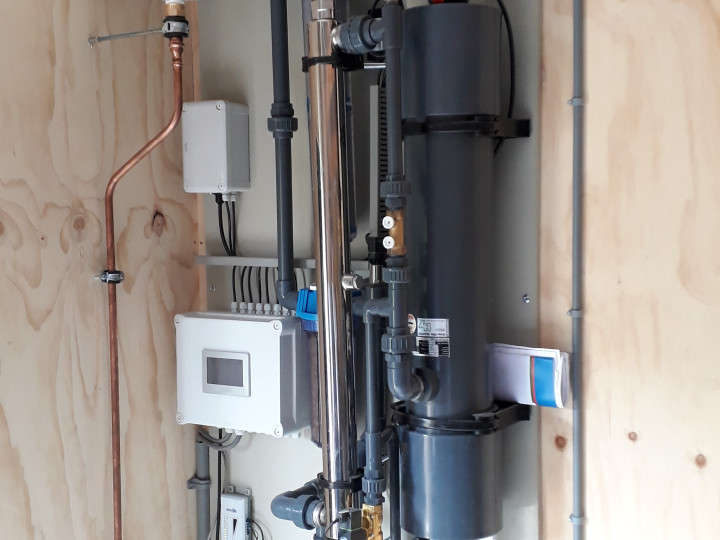 Drop2Drink unit bij zelfvoorzienende woning
