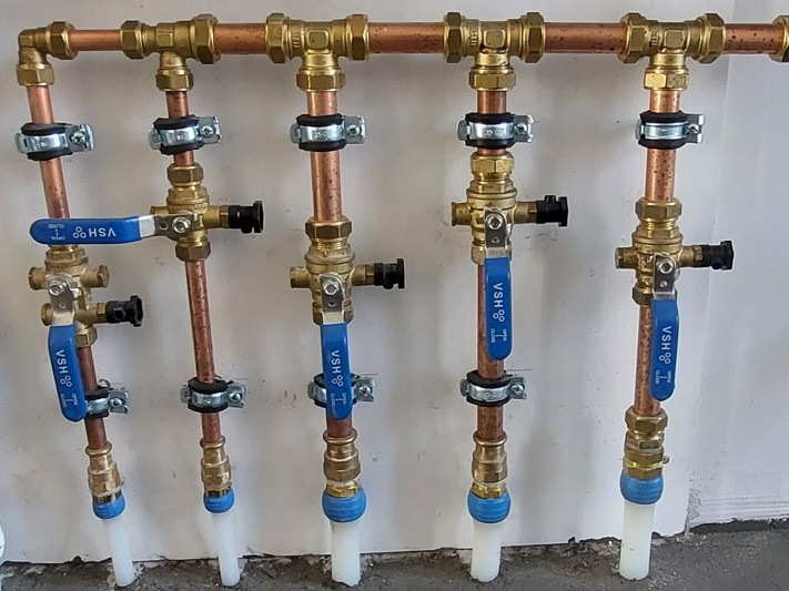 Waterverdeelstation voor regenwater