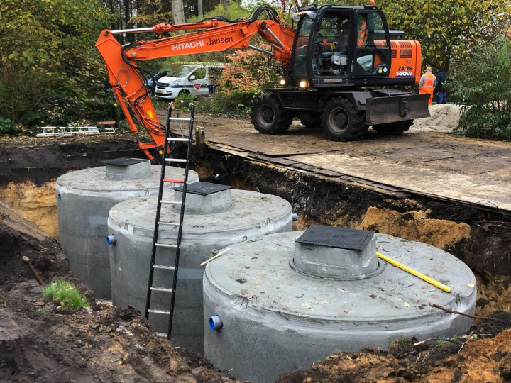 Regenwatertanks 3 x 10m3